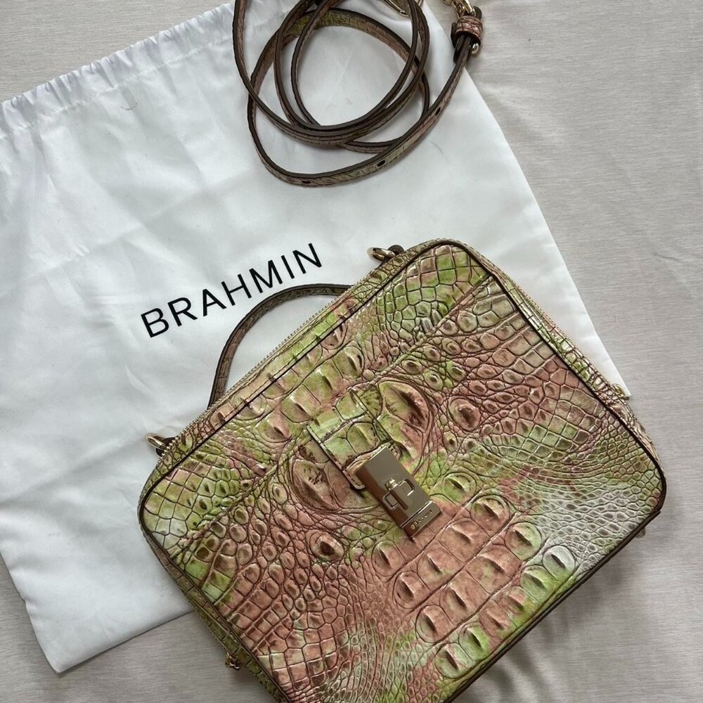 Brahmin Evie Atlas Melbourne Crossbody bag Beautiful Eye Placement